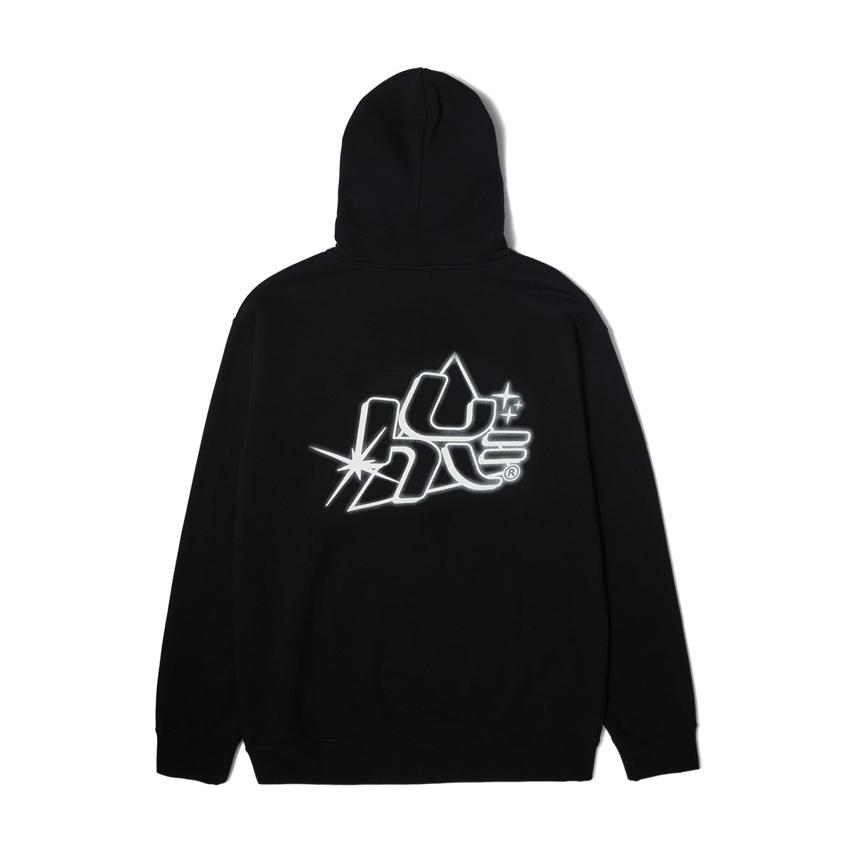 POLERON HUF GLOW P/O HOODIE BLACK