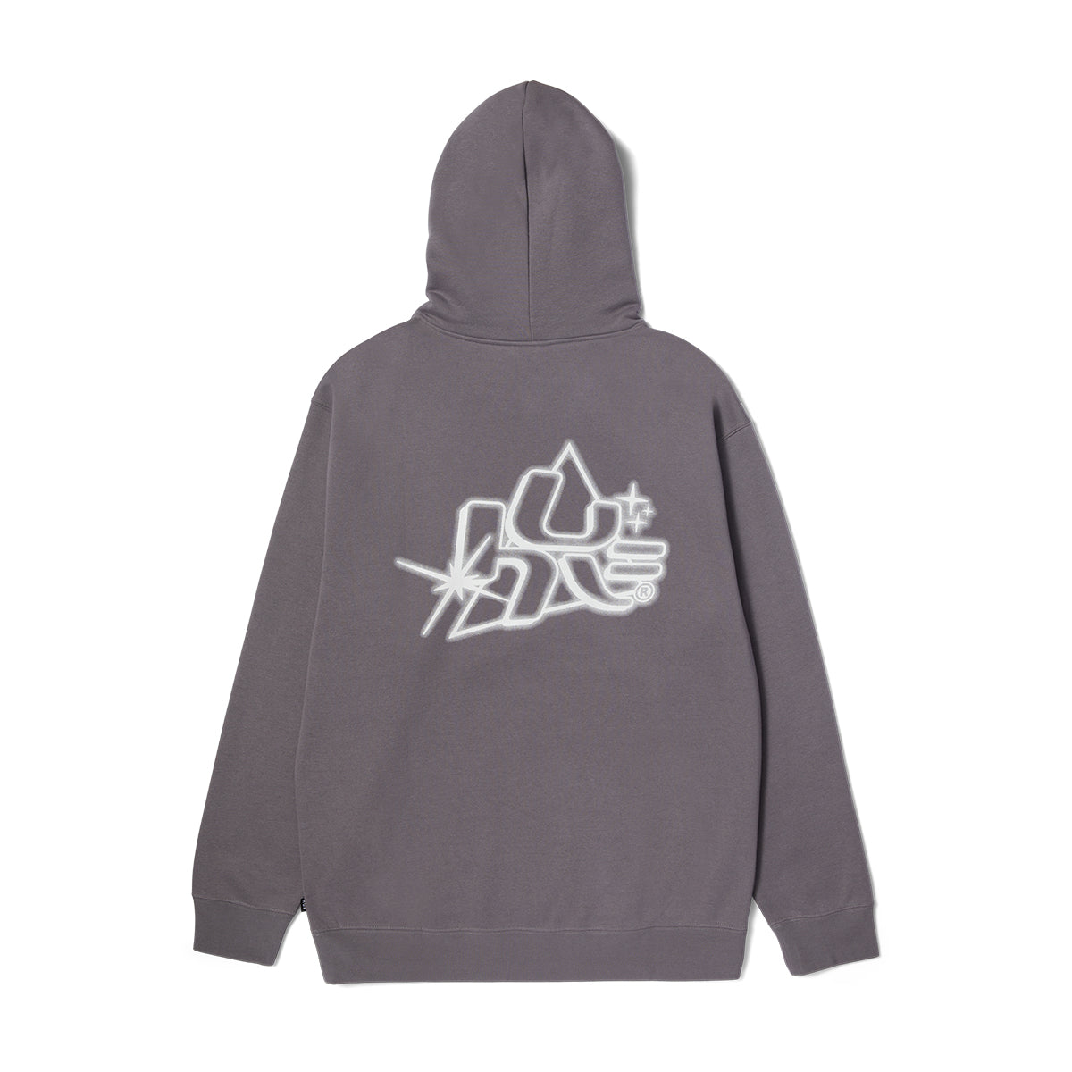 POLERON HUF GLOW P/O HOODIE LIGHT PLUM