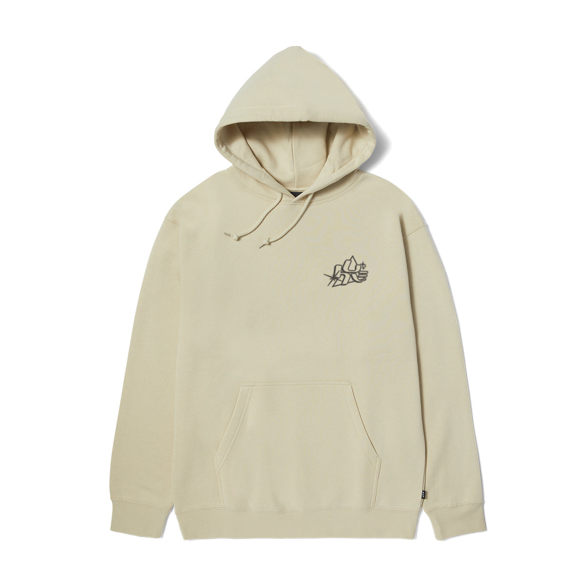 POLERON HUF GLOW P/O HOODIE STONE