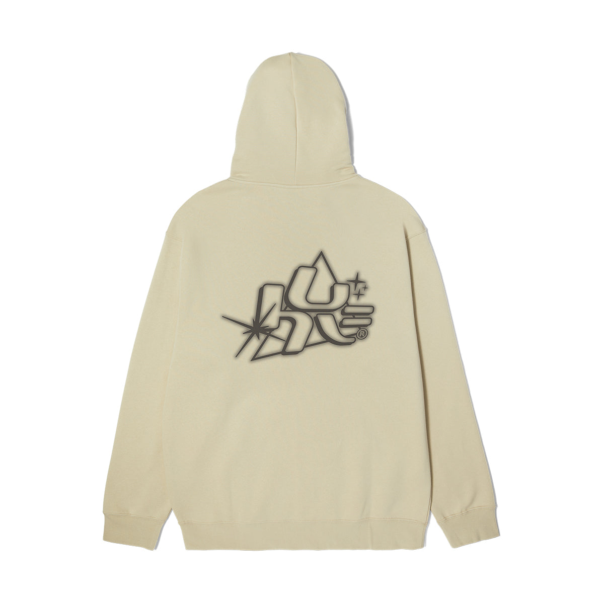 POLERON HUF GLOW P/O HOODIE STONE