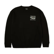 POLERON HUF X GREDDY RETRO MOD CREWNECK SWEATSHIRT BLK