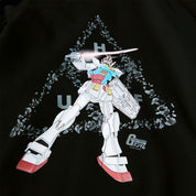 POLERON HUF X GUNDAM TRIPLE TRIANGLE P/O HOODIE BLK