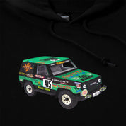 POLERON HUF X TOYOTA SAHARA RALLY P/O HOODIE BLACK