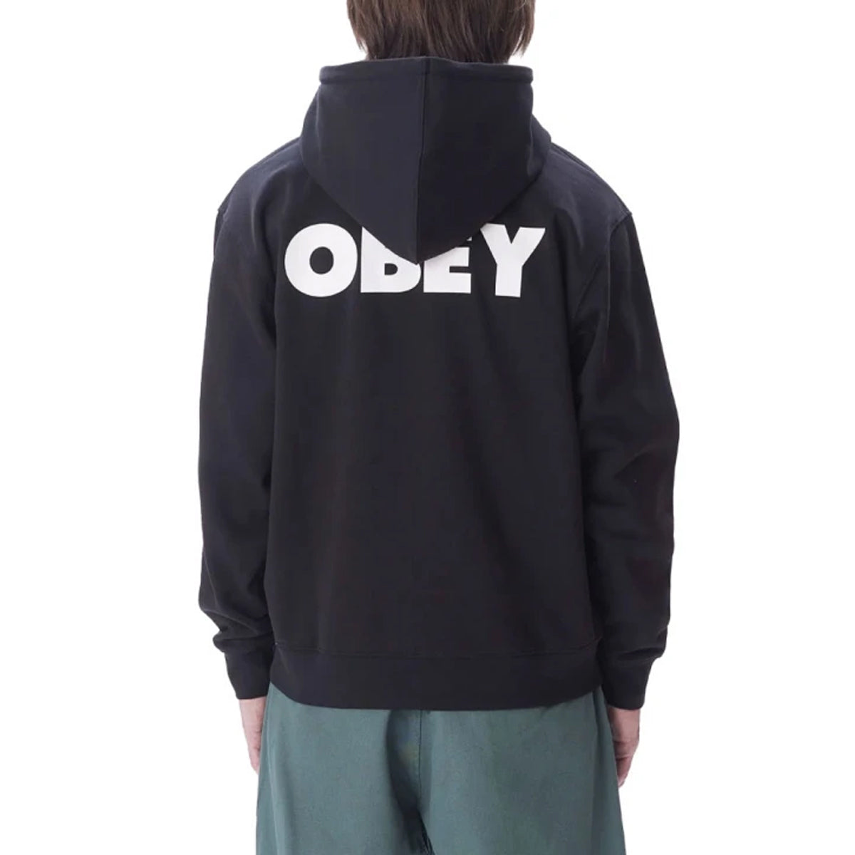 POLERON OBEY BOLD HOOD BLACK