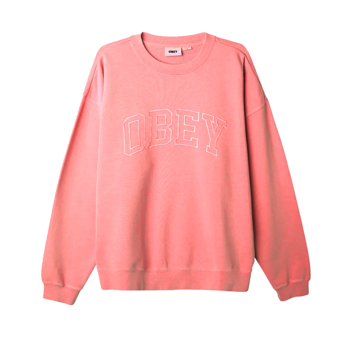 POLERON OBEY CREWNECK PIGMENT COLLEGIATE EXTRA HEAVY SHP