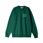 POLERON OBEY STUDIOS CREWNECK RAIN FOREST
