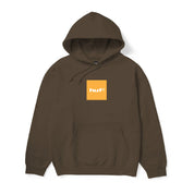 Poleron Huf 89 Box Logo Hoddie Chocolate