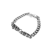 PULSERA HUF FUCK IT WARPED ID SILVER