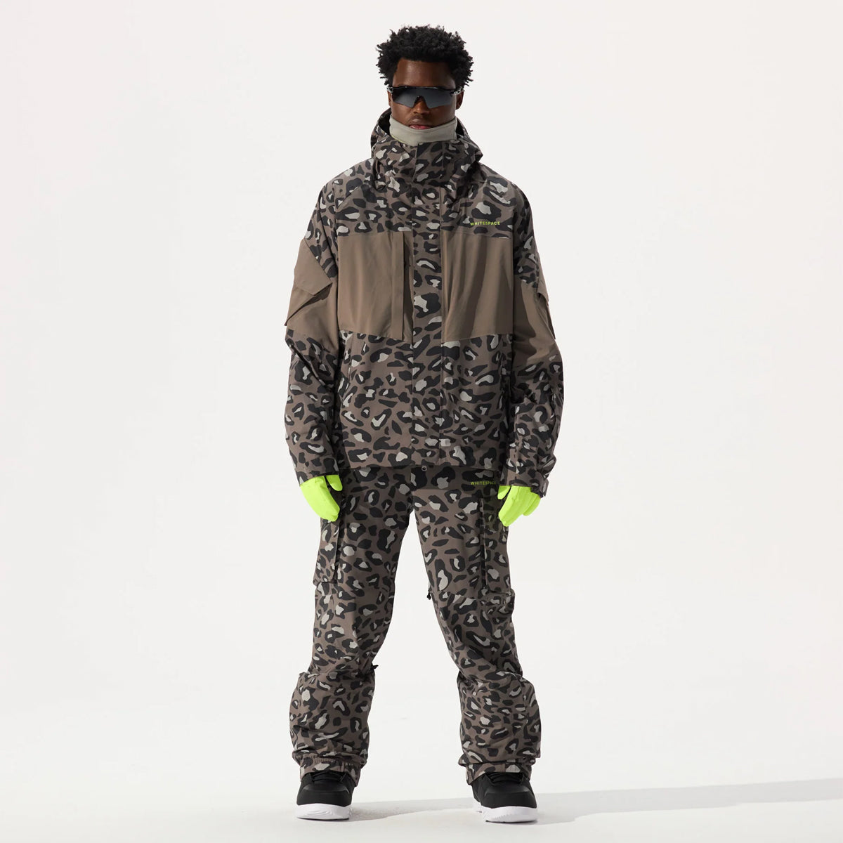 Chaqueta de Snowboard WHITESPACE AMF Cargo - Leopard Print (PV)