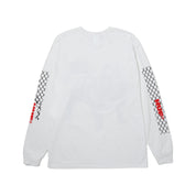 Polera HUF 4 The Dawgs L/S tee White