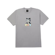 Polera HUF Block S/S Tee Lilac Chalk