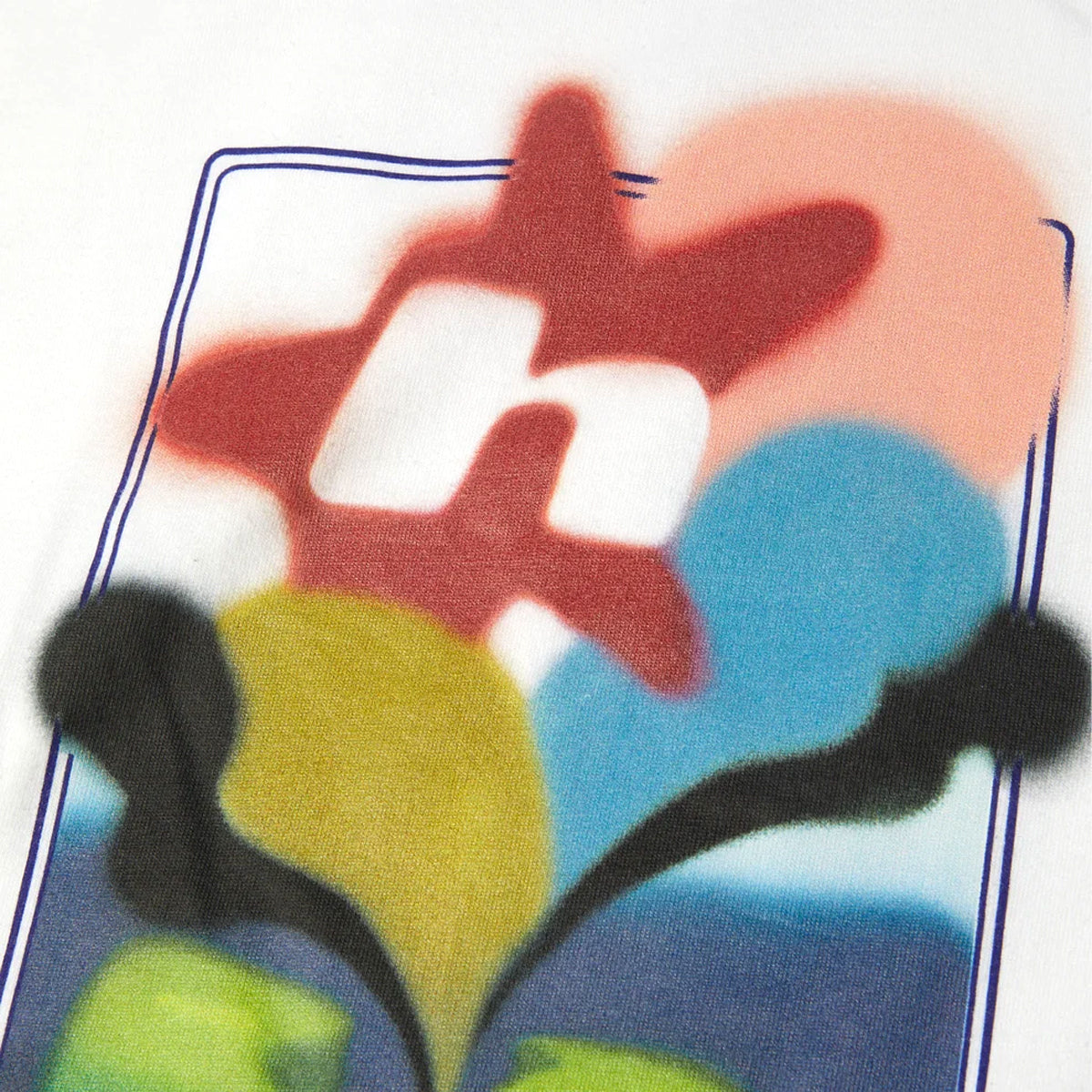 Polera HUF Soft Focus S/S Tee White