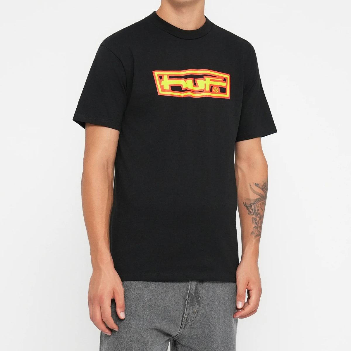 Polera HUF Stretch S/S Tee Black