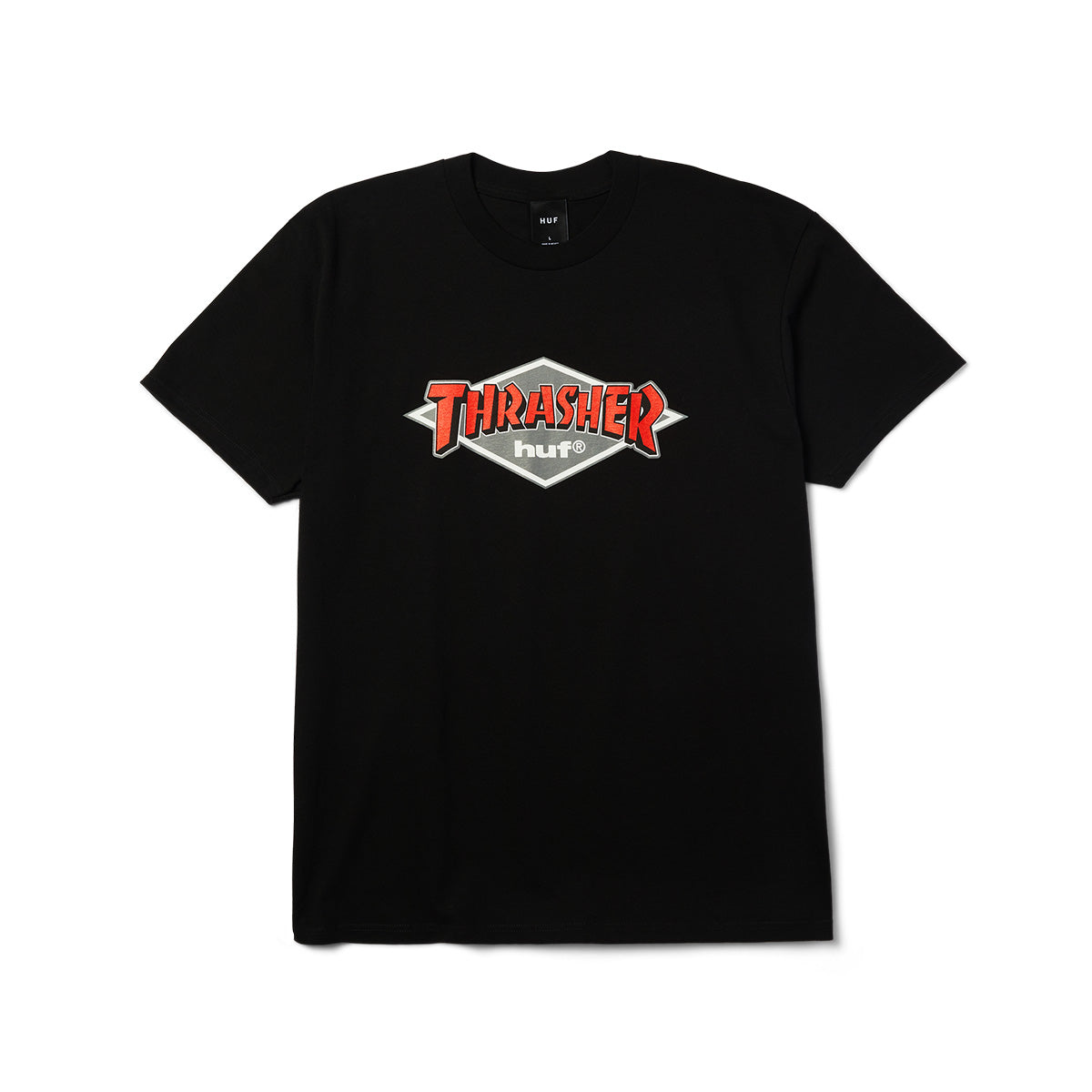 Polera HUF X THRASHER Logo SS Tee Black