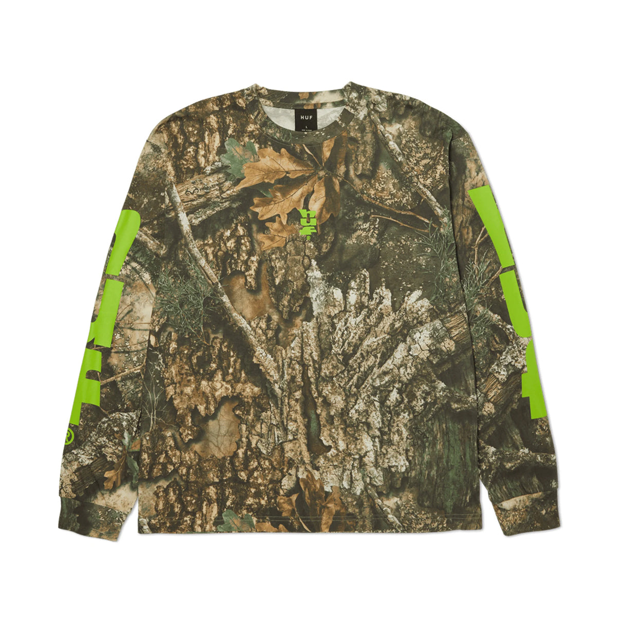 Polera HUF X REALTREE Megablast L/S Tee