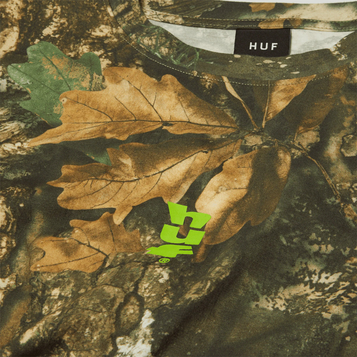 Polera HUF X REALTREE Megablast L/S Tee