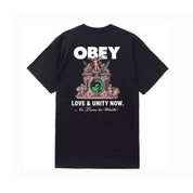 Polera OBEY Love & Unity Now Black