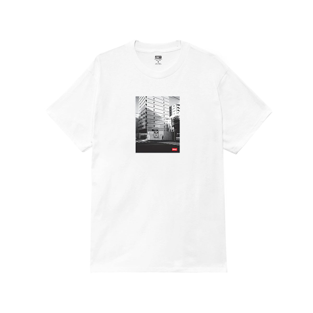 Polera OBEY Osaka Photo White