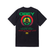 Polera OBEY Peace Target Black