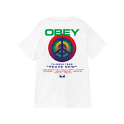 Polera OBEY Peace Target White