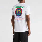Polera OBEY Peace Target White