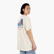 Polera OBEY Records Sound Waves Cream