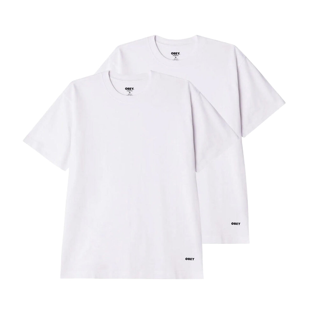 Polera OBEY Standard SS 2 Pack White