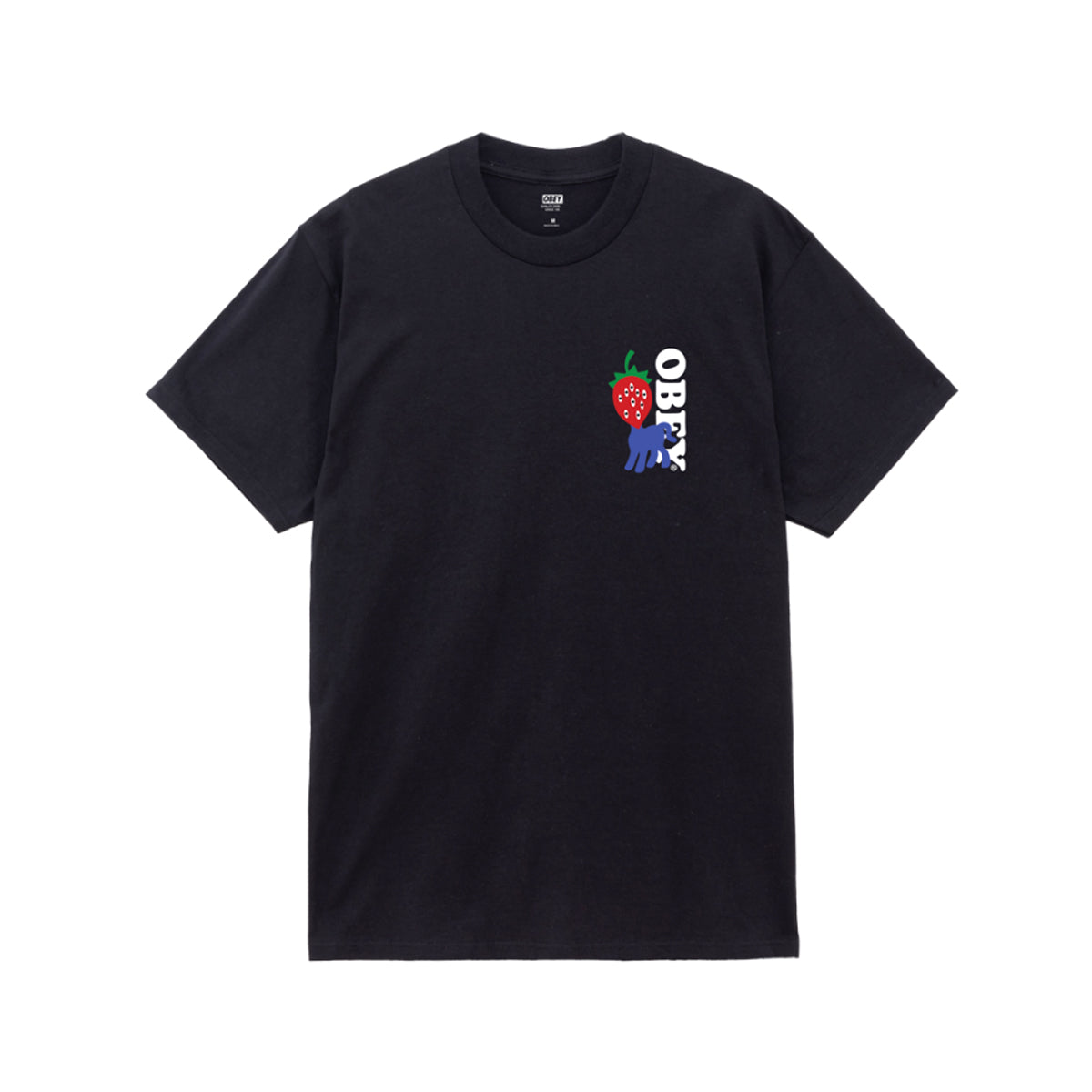 Polera OBEY Strawberry Black