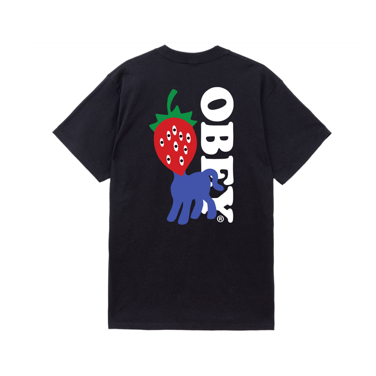 Polera OBEY Strawberry Black