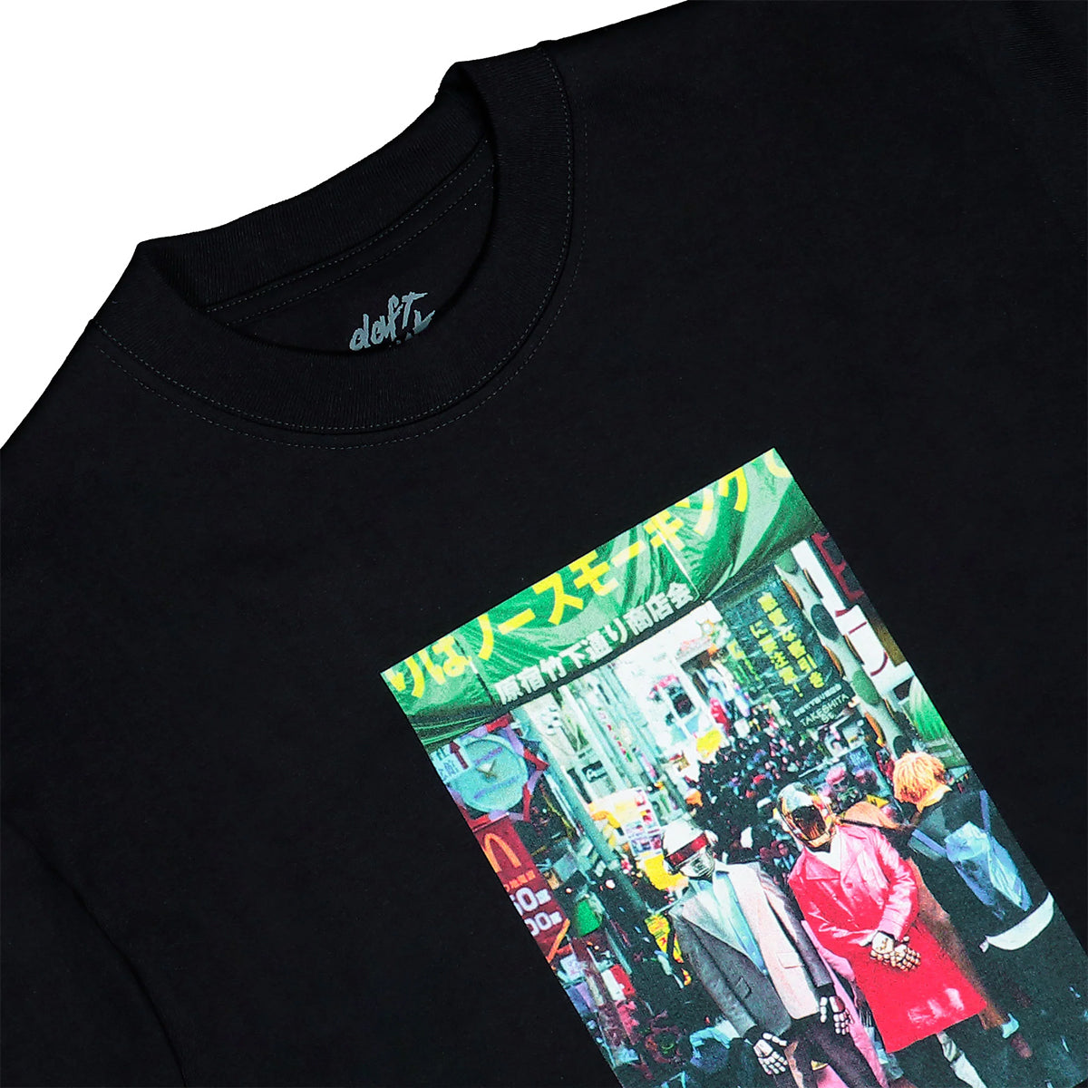 Polera PLEASURES Harajuku T-Shirt Black