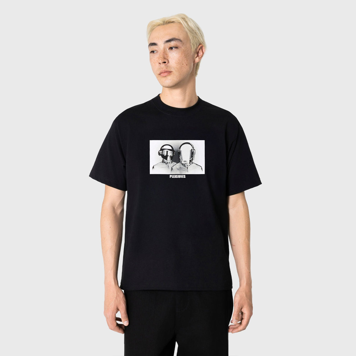 Polera PLEASURES Inverted T-Shirt Black