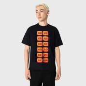 Polera PLEASURES Technologic T-Shirt Black