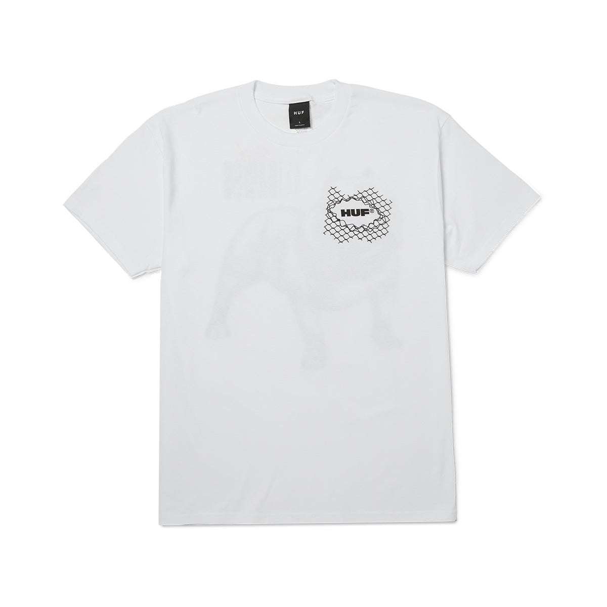 Polera HUF 4 The Dawgs S/S White