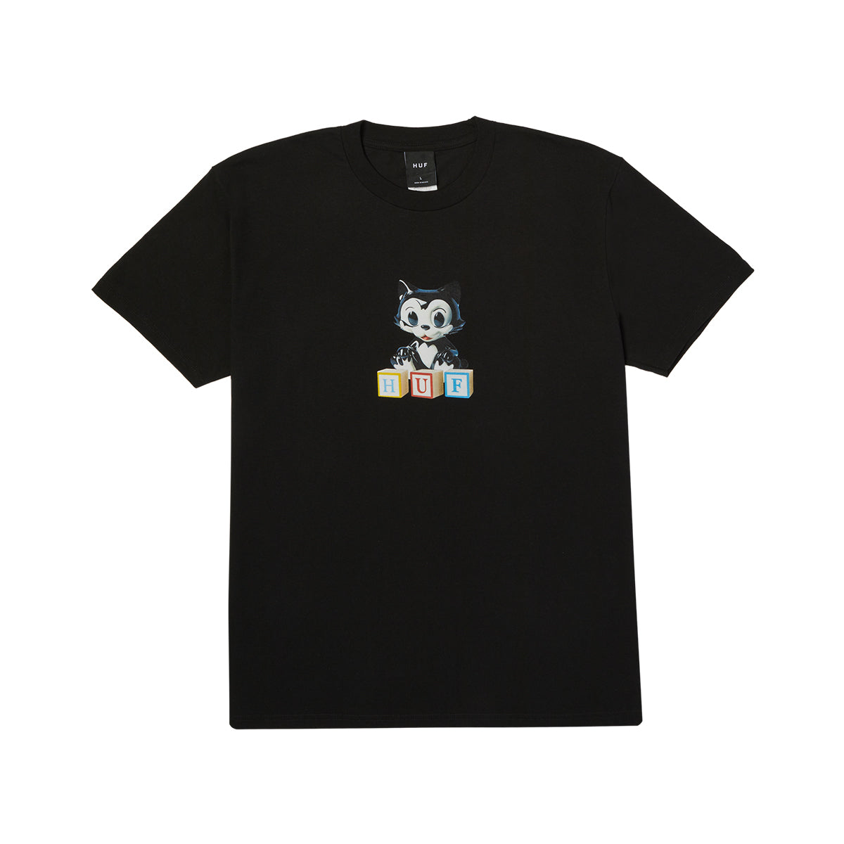 Polera HUF Blocks S/S Tee Black