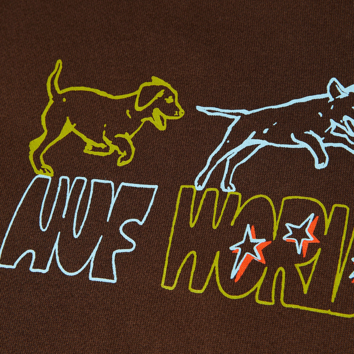 Polera HUF Fetch L/S Tee Chocolate