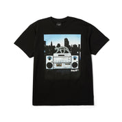 Polera HUF Midnight Radio S/S Tee Black