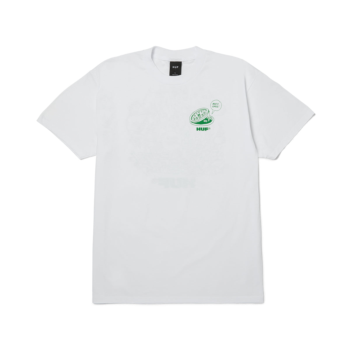 Polera HUF What a Jungle S/S Tee White