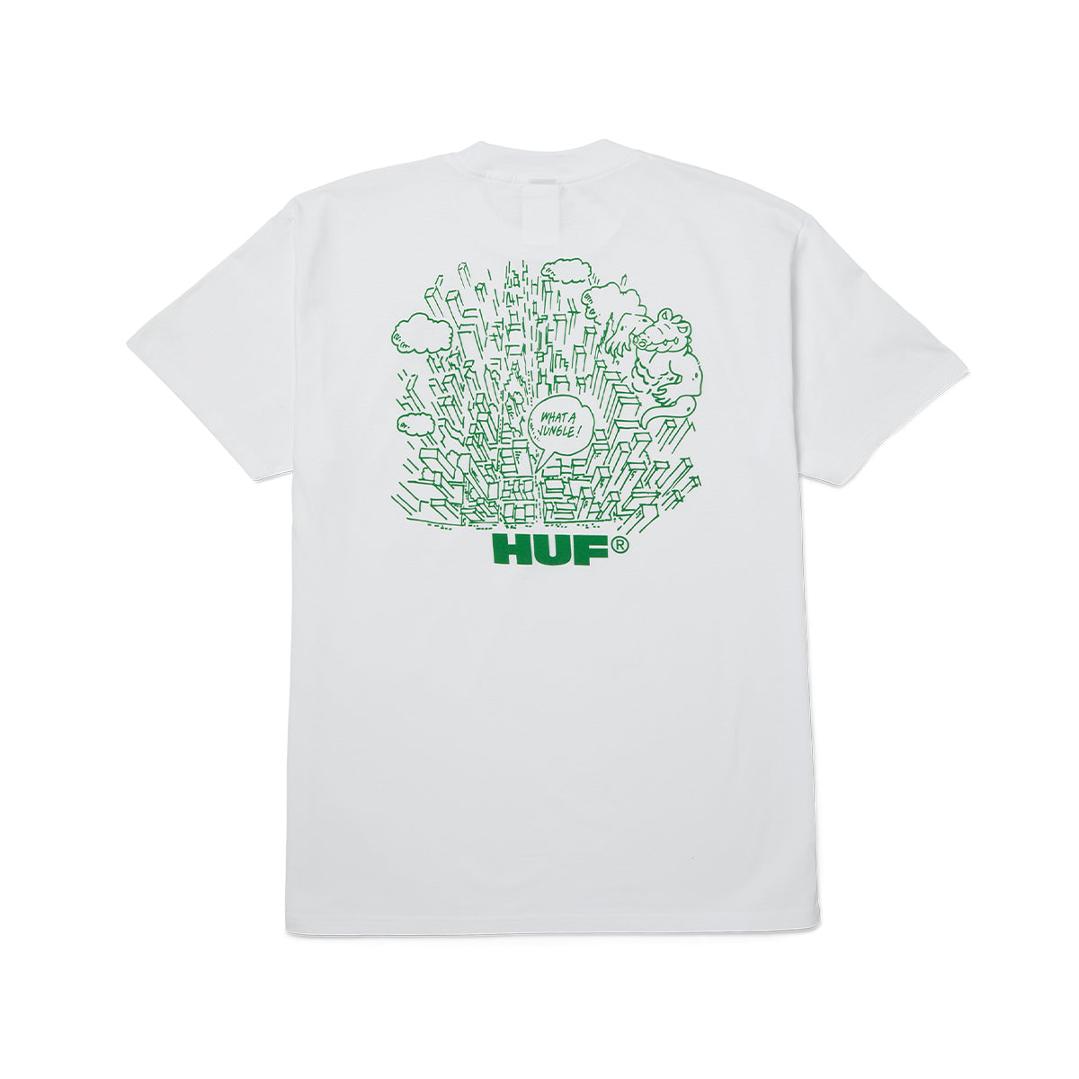 Polera HUF What a Jungle S/S Tee White