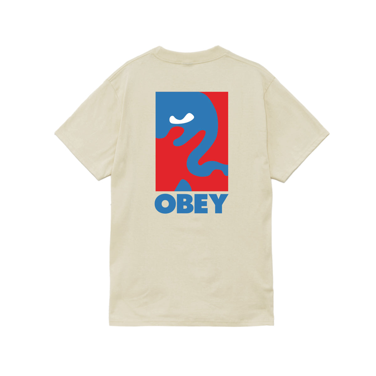 Polera OBEY Cropped Icon Cream