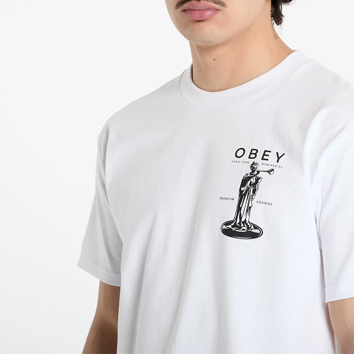 Polera OBEY Premium Sounds White