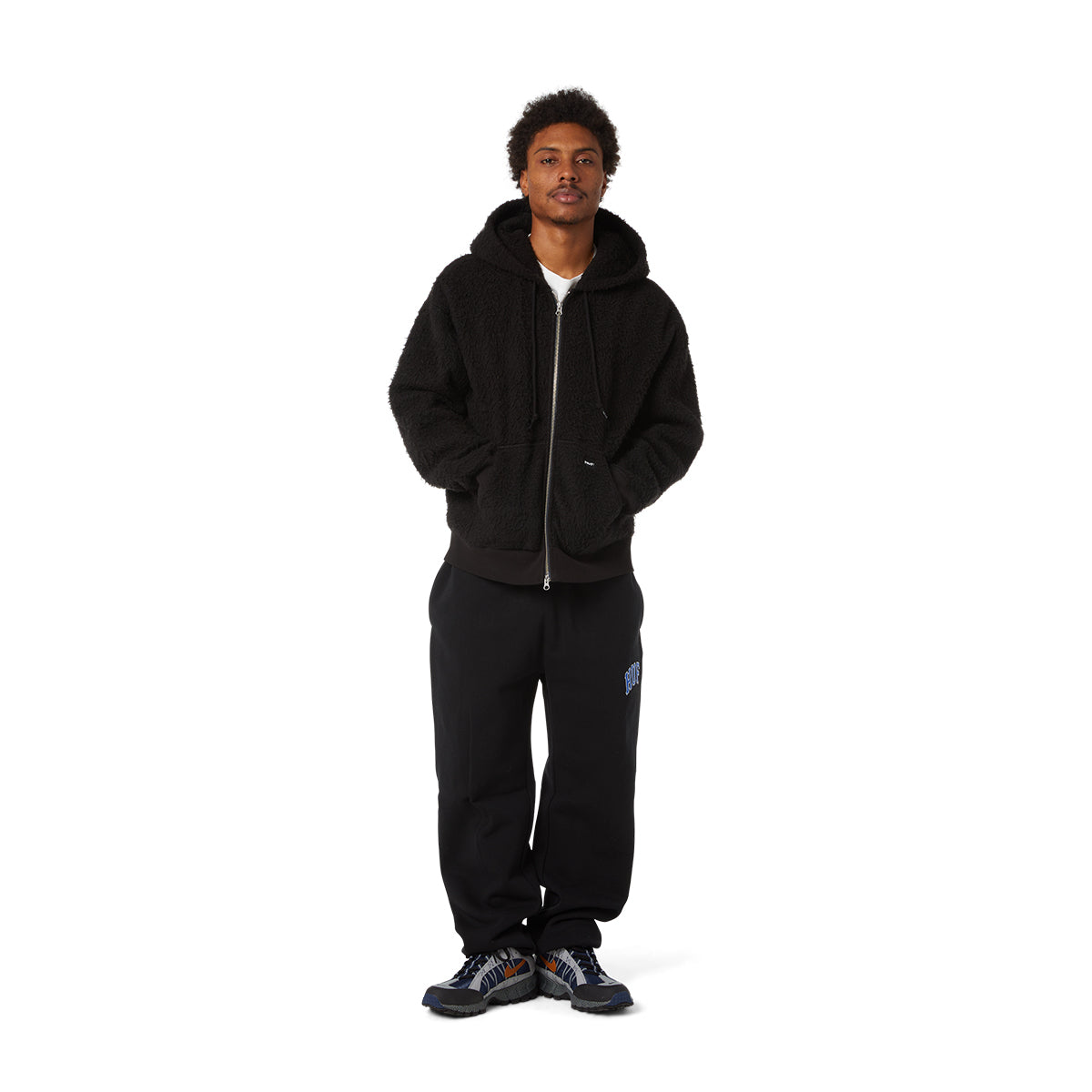 Poleron HUF Corso Heavyweight F/Z Hoodie Blk