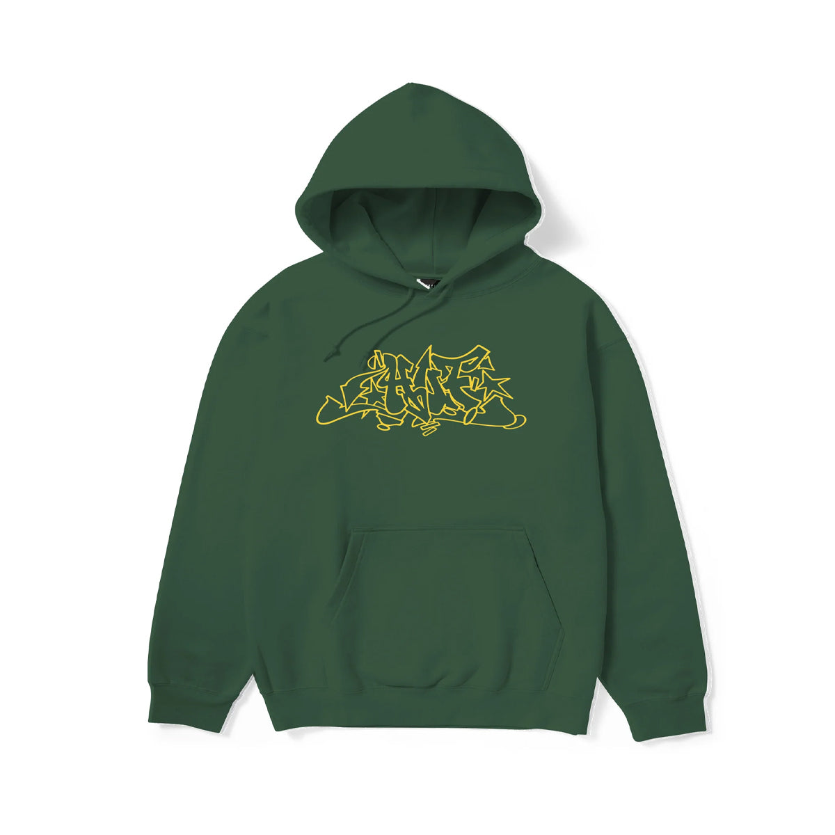 Poleron HUF Outlines  P/O Hoodie Forest Green