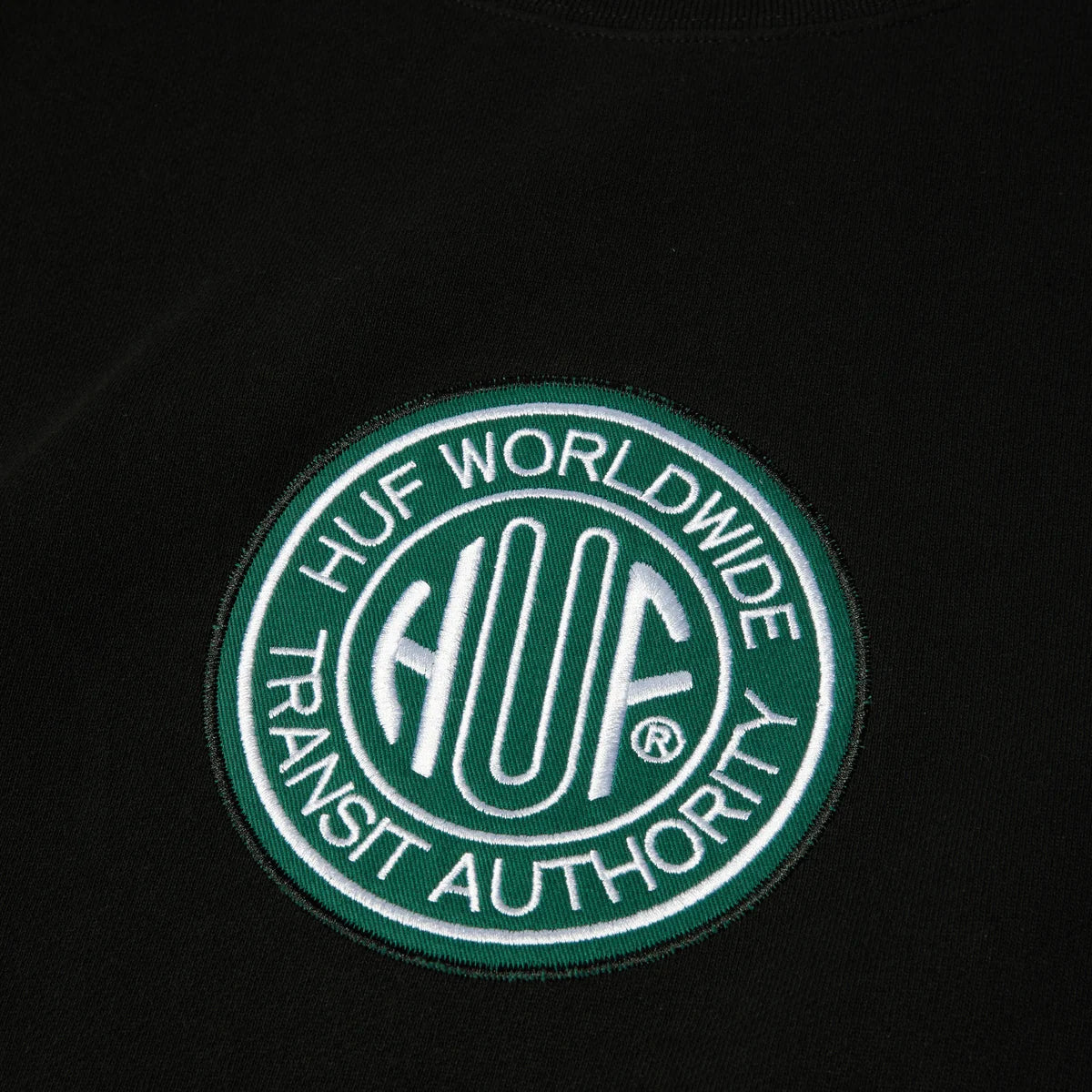 Poleron HUF Transit Authority Crewneck Black