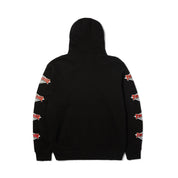 Poleron HUF X THRASHER Logo P/O Hoodie Black