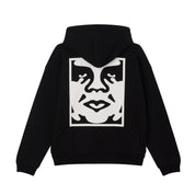 Poleron OBEY Bold Icon Extra Heavy Hood Black