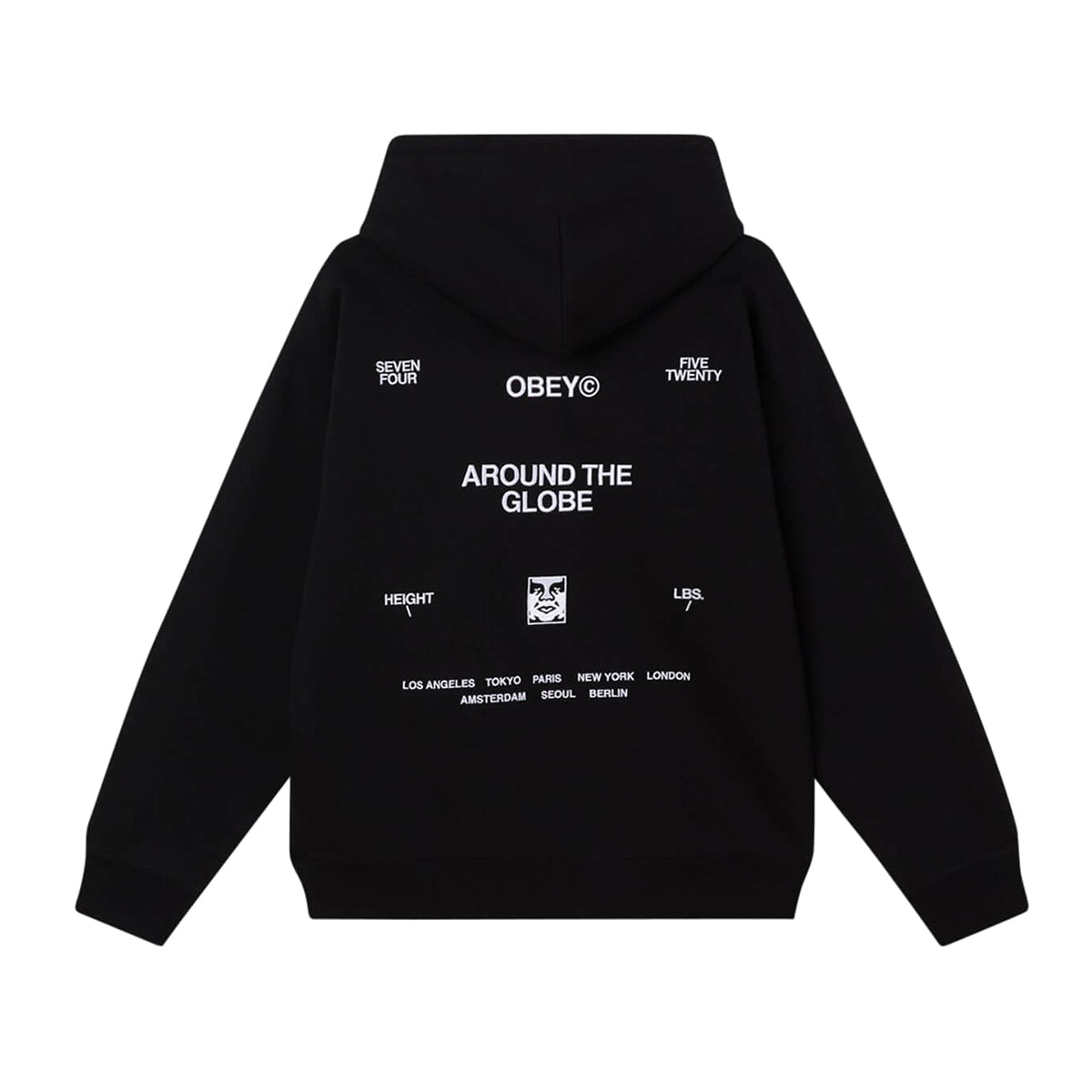 Poleron OBEY Bussines Hood Black
