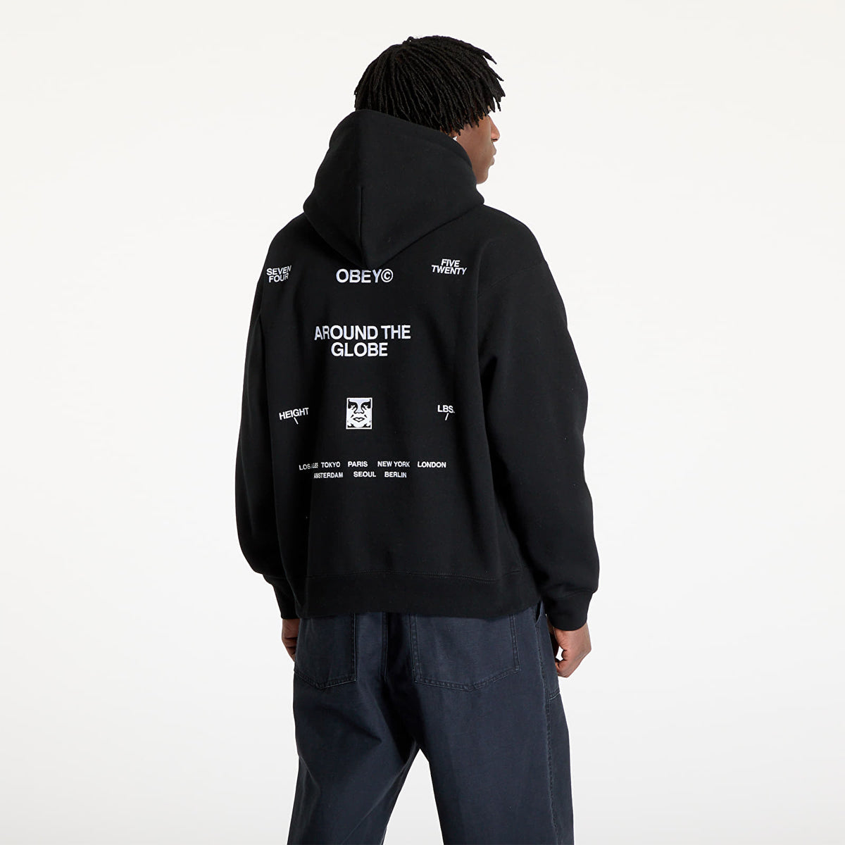 Poleron OBEY Bussines Hood Black