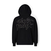 Poleron PLEASURES Lucky Studded Hoodie Black