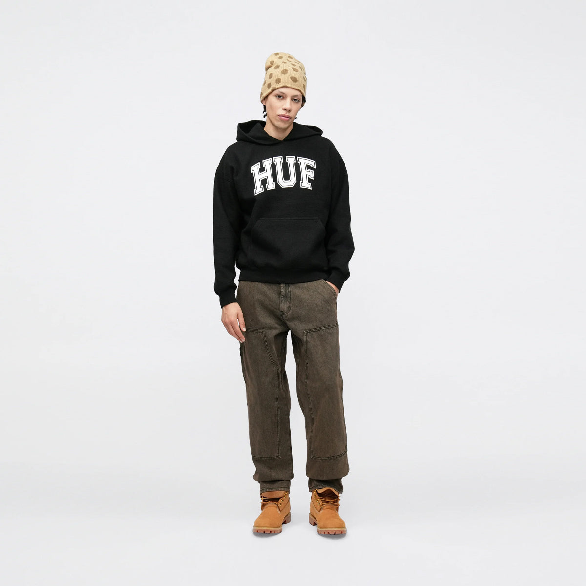 Poleron HUF Cracked Arch Reverse Black