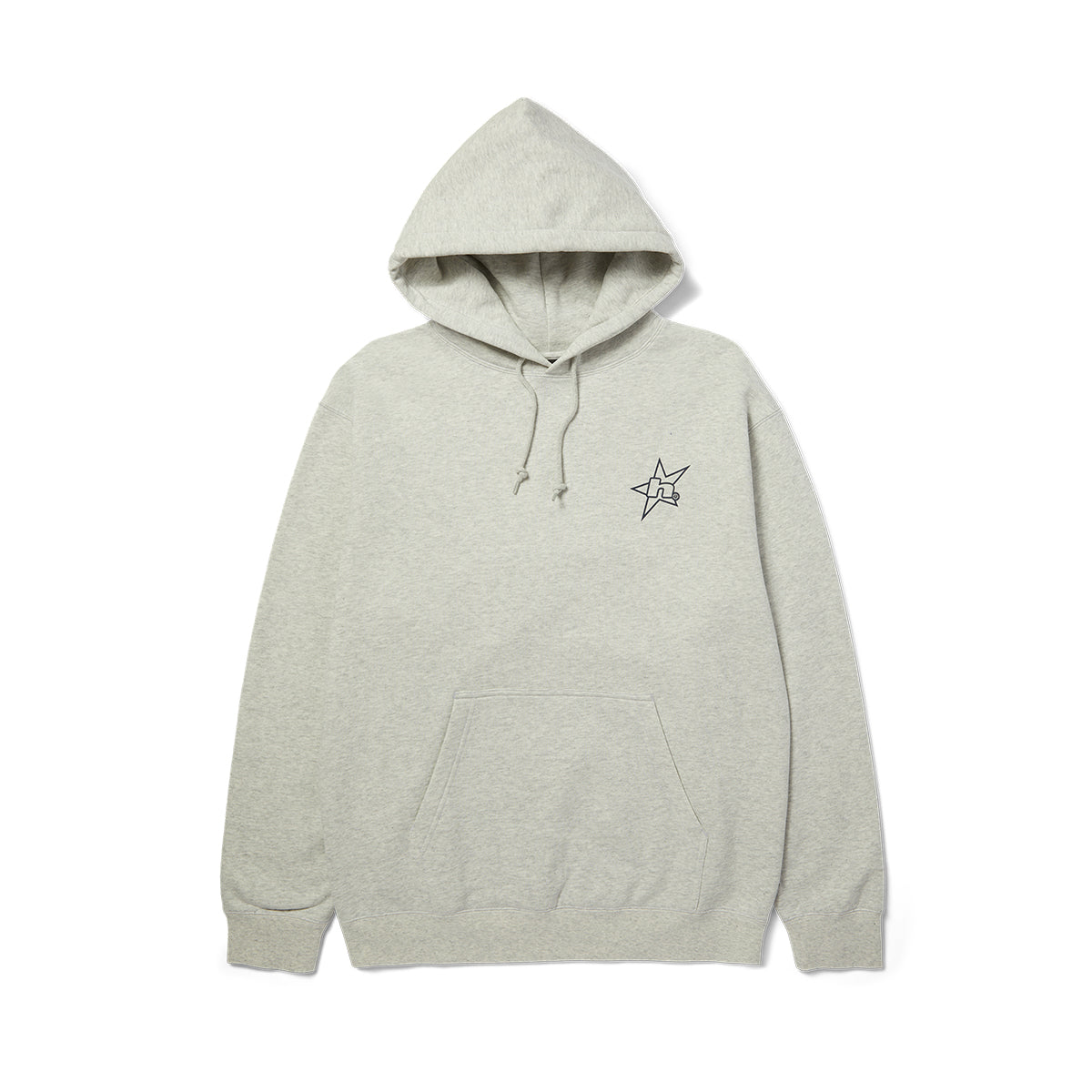 Poleron HUF H Star Logo P/O Hoodie Ash